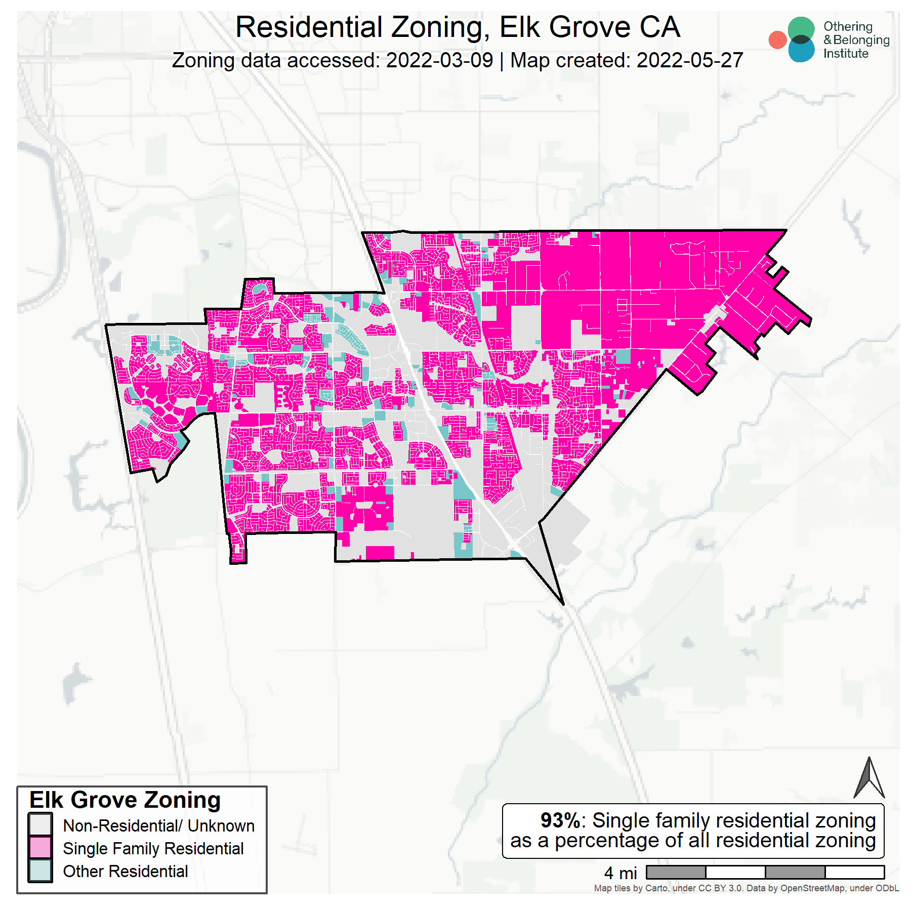 Sacramento Region Zoning Maps Othering & Belonging Institute